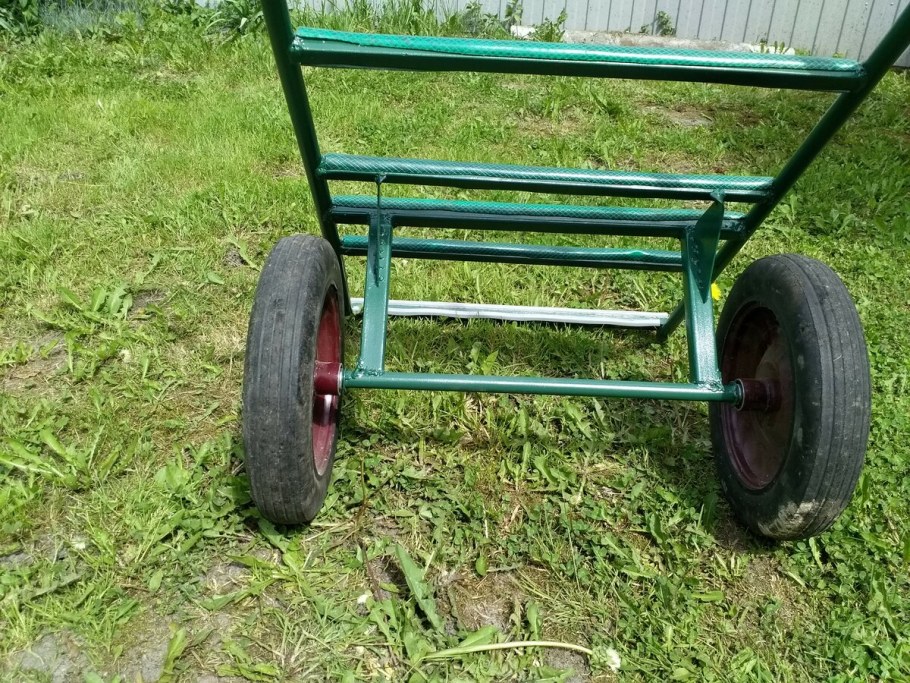 Тачка самодельная двухколесная