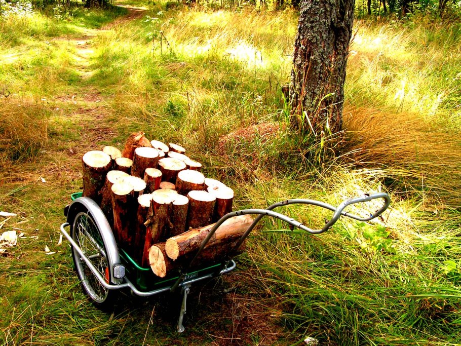 Самодельная тележка для дров