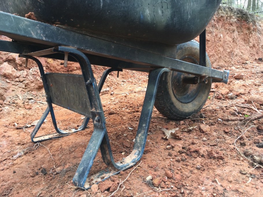 Самодельная строительная тачка