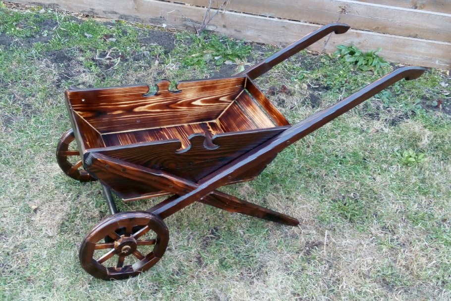 Самодельная Садовая тележка