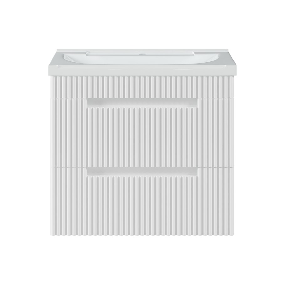 Тумба с раковиной brevita grafit 40