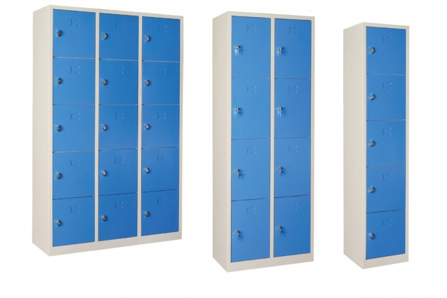 Шкаф металлический для одежды Brabix lk11-40