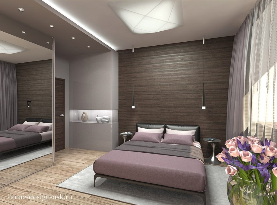 Интерьер спальни простой и со вкусом
