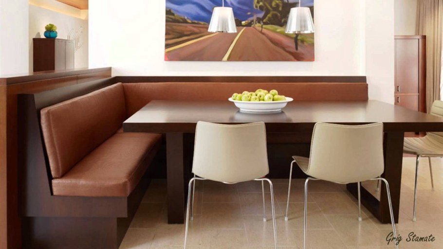 Угловые обеденные зоны для кухни