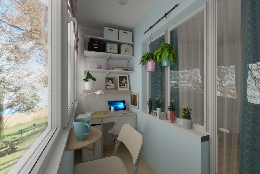 Обустроить балкон