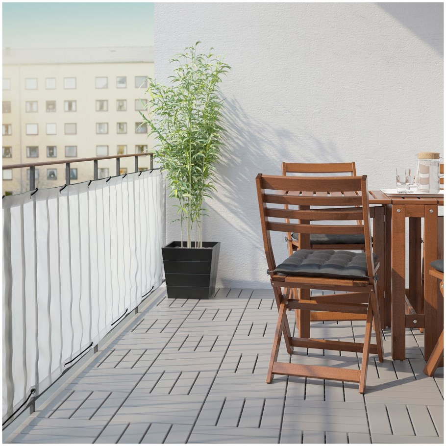 Экран для балкона икеа