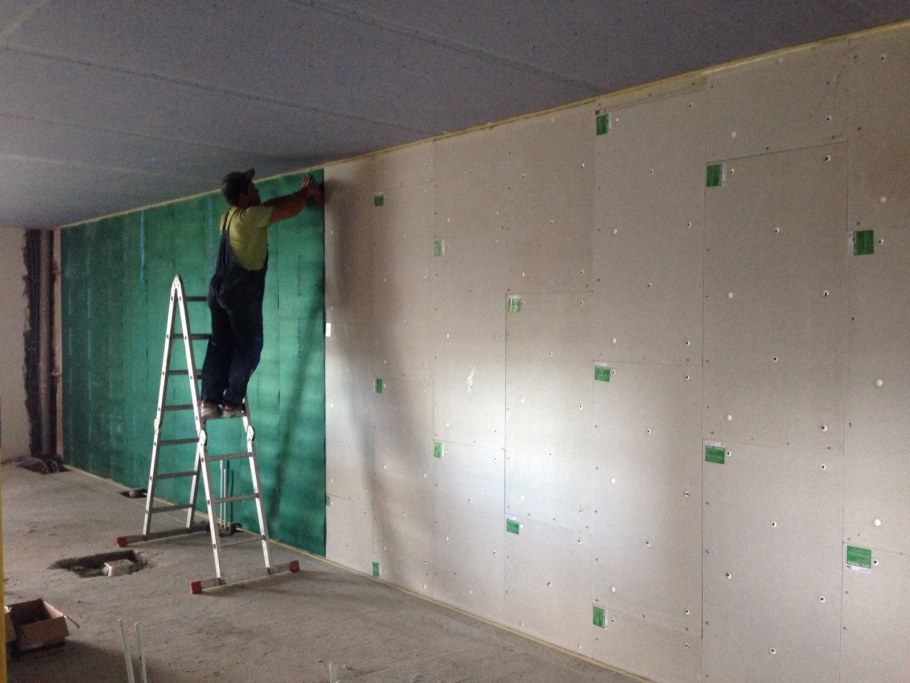 Шумоизоляция стен из гипсокартона
