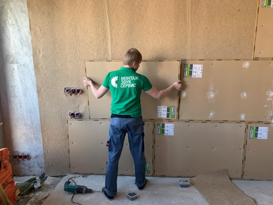 Шумоизоляция стен под штукатурку