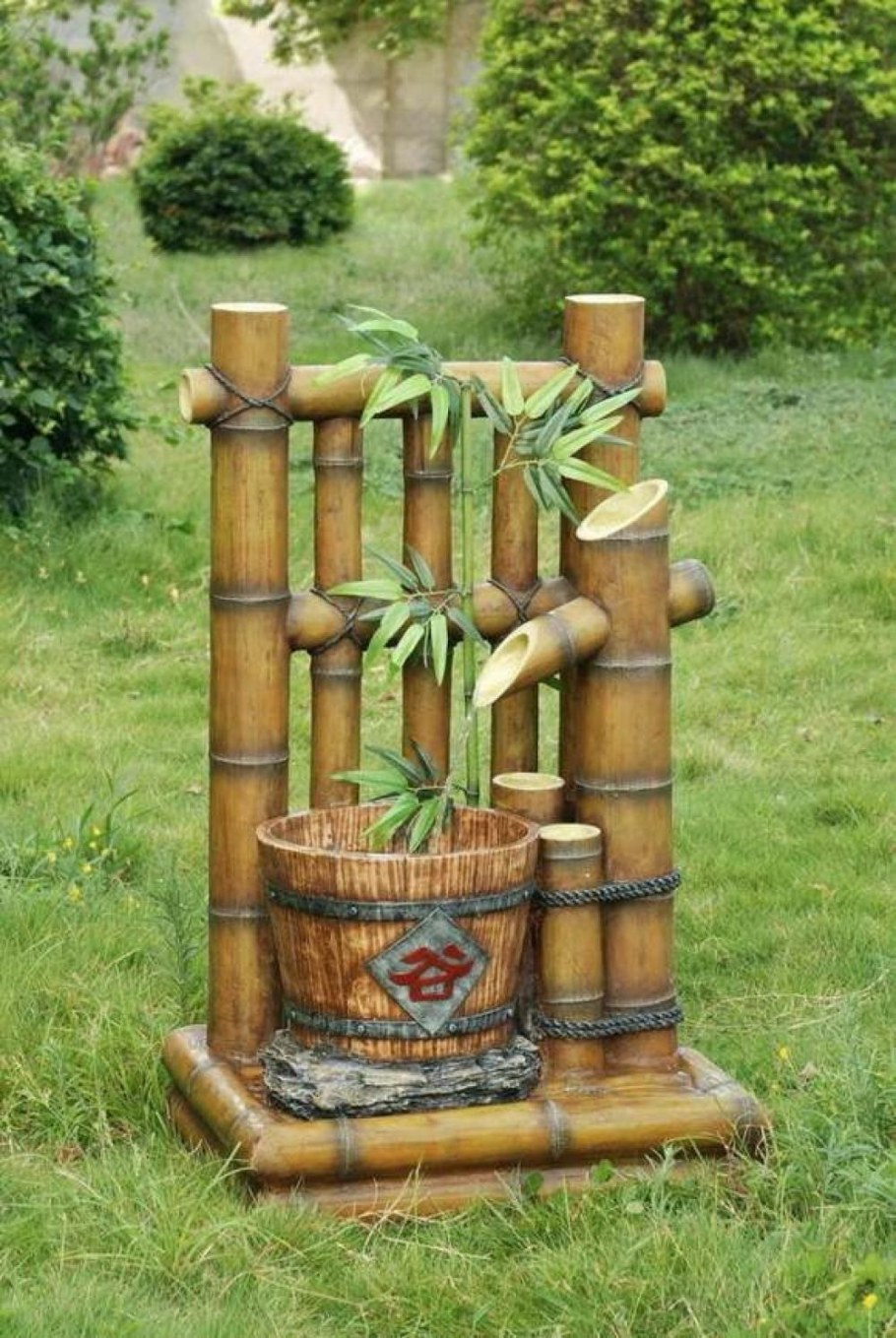 Предметы интерьера из бамбука