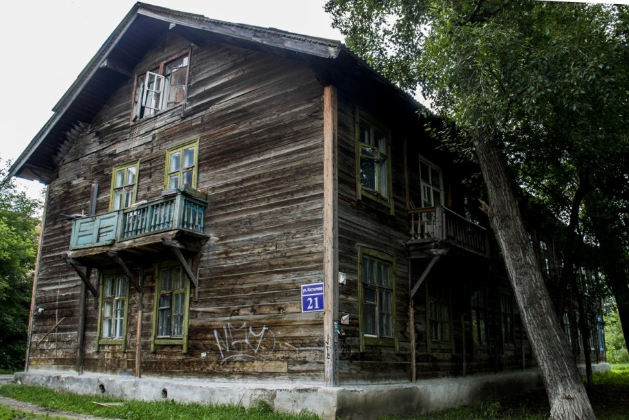 Барак дом двухэтажный