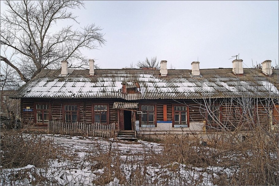 Барак в России одноэтажный