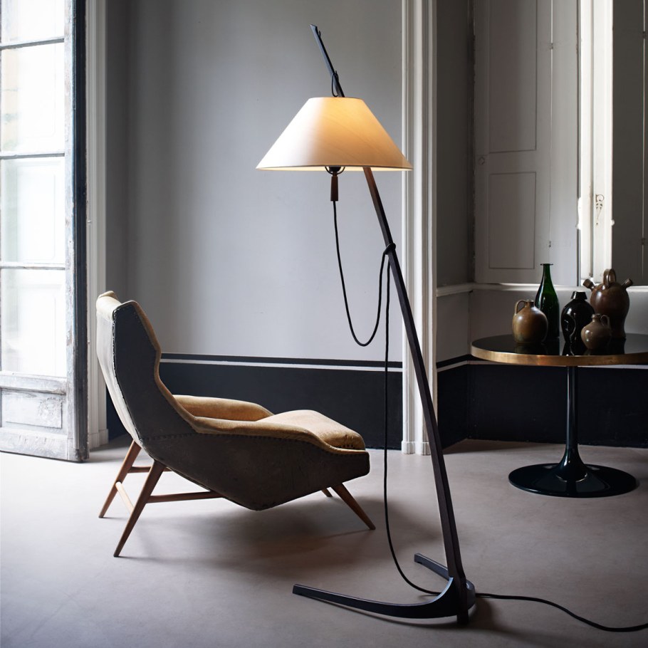 Торшер Борк в интерьере