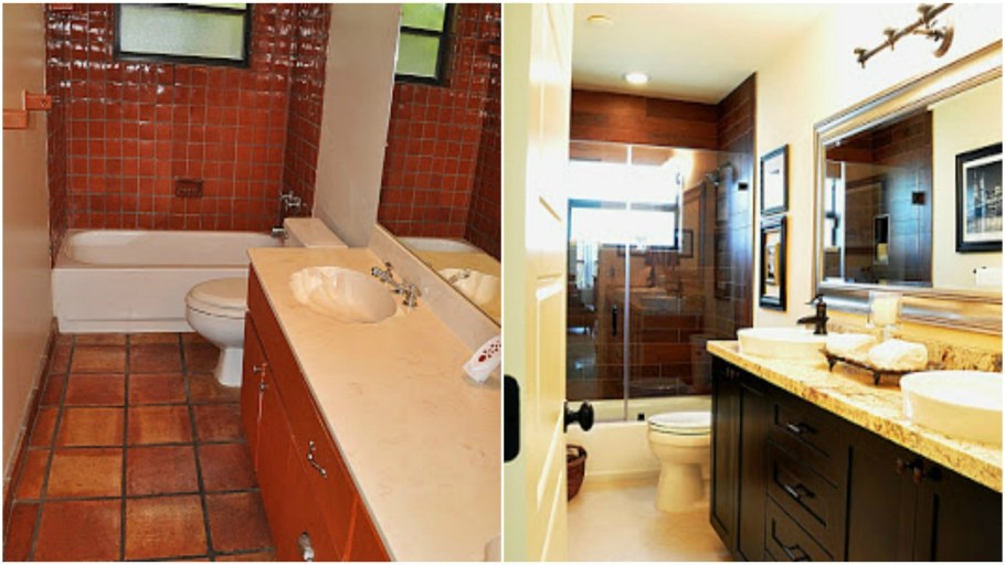 Туалет в квартире с трубами