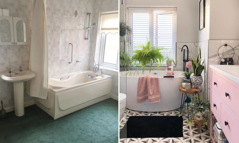 Ремонт санузла до и после