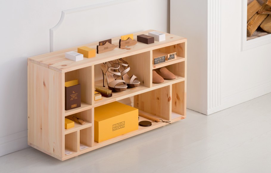 Полка для обуви из фанеры