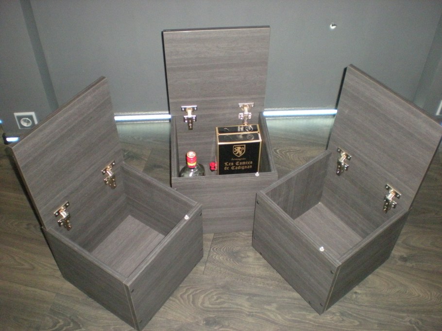 Ящики из остатков ламината