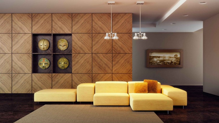 МДФ панель "вертикальные рейки" h2530