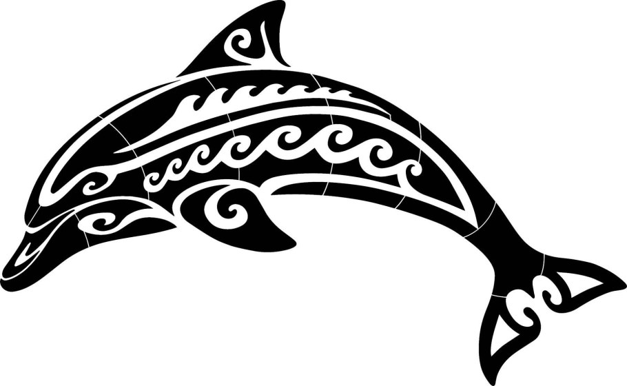 Дельфины орнамент