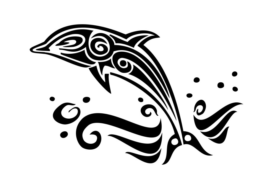 Кельтский Дельфин тату