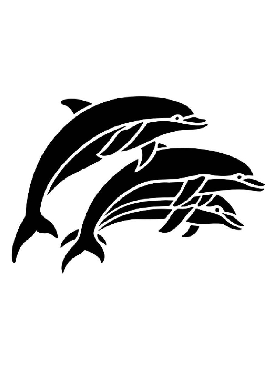 Дельфин Зентангл