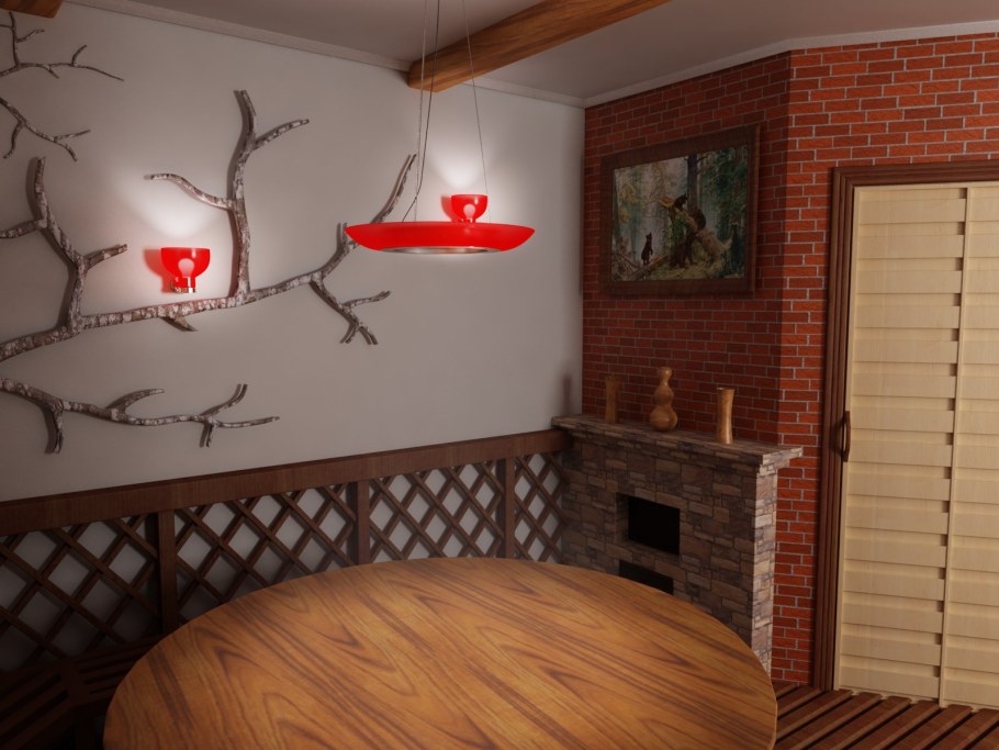 Отделка стен в предбаннике