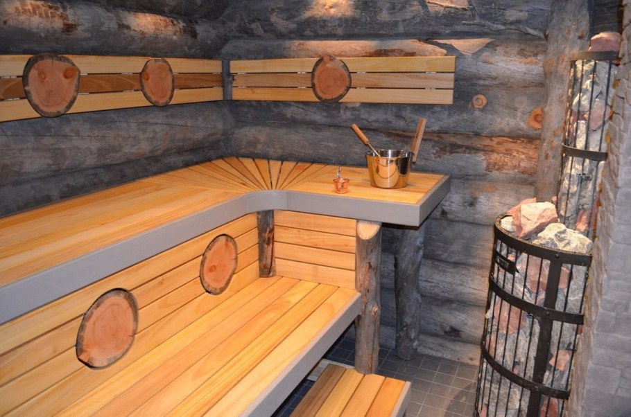 Полок в русской бане