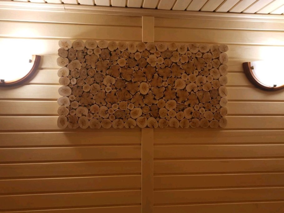 Можжевеловое панно для бани