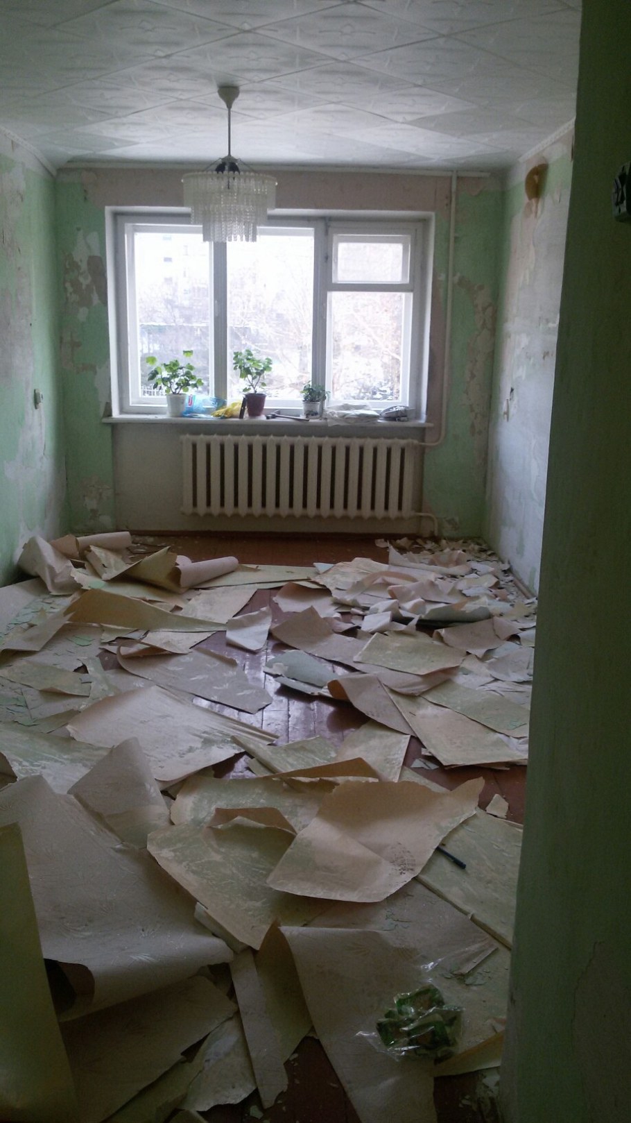 Комната в хрущевке до ремонта