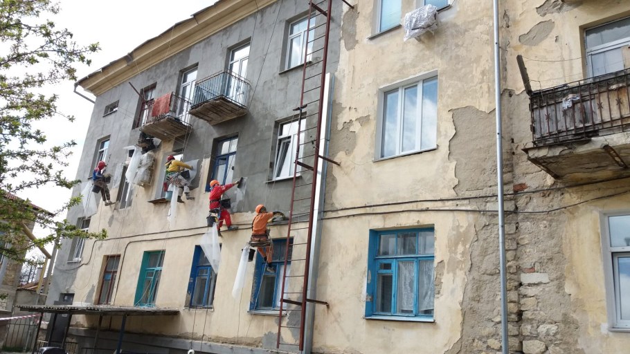 Теплоизоляция фасада хрущевки капремонт