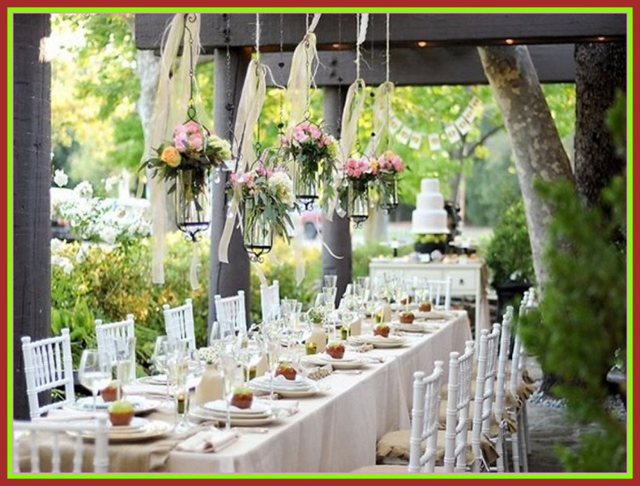 Украшение террасы на свадьбу