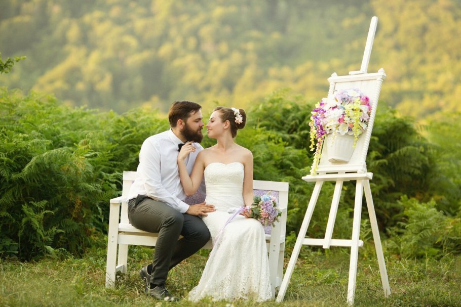 Свадьба в стиле дача