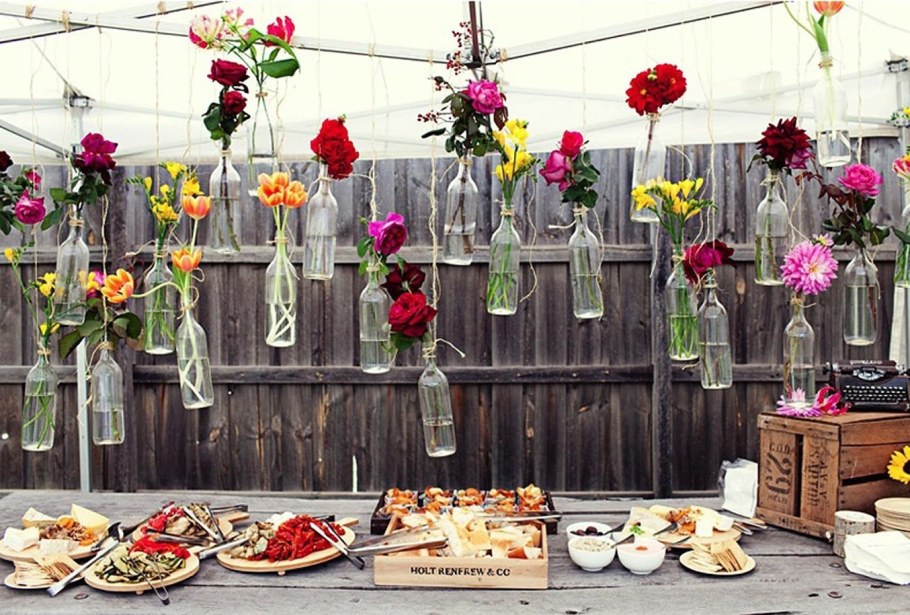 Украшение дачи к свадьбе