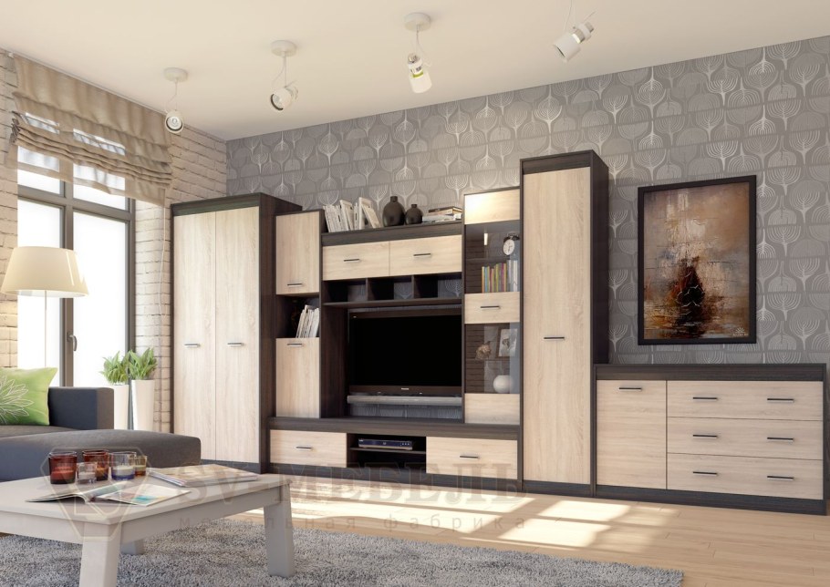 Фанера в интерьере лофт