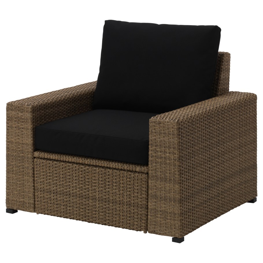 СОЛЛЕРОН искусственный ротанг диван икеа