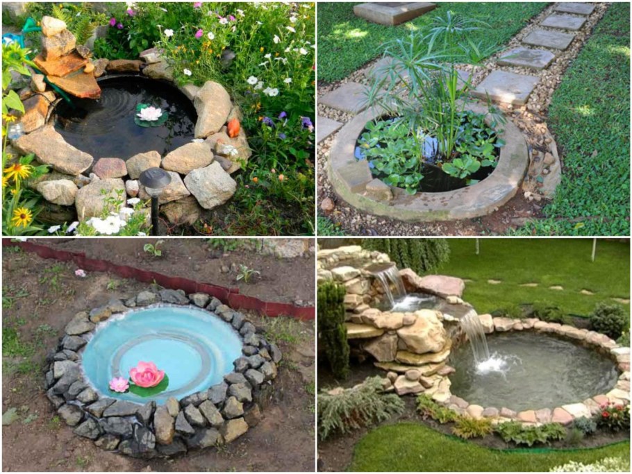 Прудик на даче своими руками