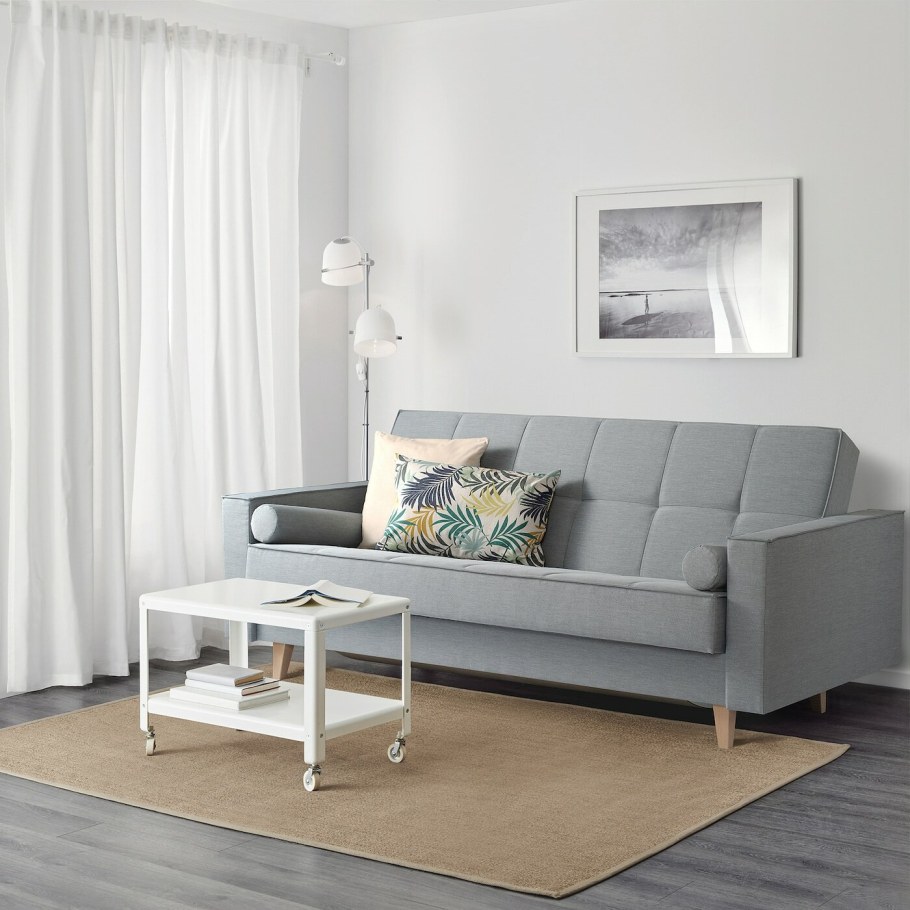 Аскеста3-местный диван-кровать, Книса светло-серый