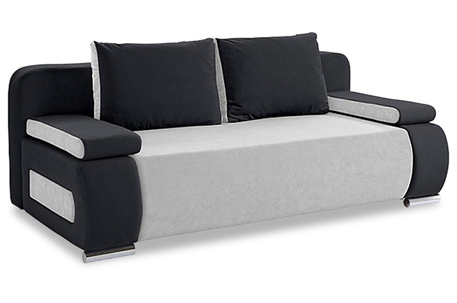 Серый диван с кантом