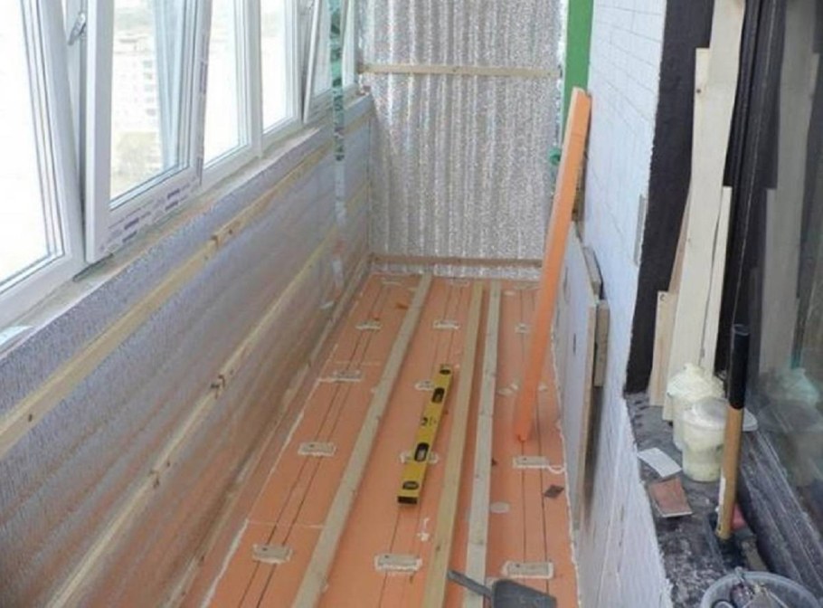 Утеплитель пеноплекс под ламинат на балконе