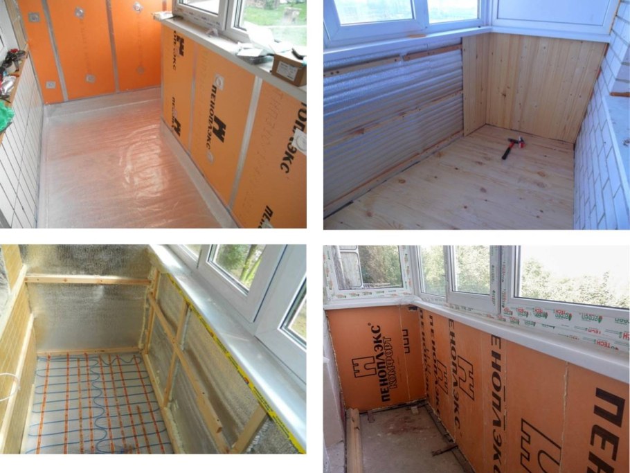 Утепление балкона