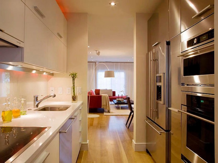 Американская кухня интерьер