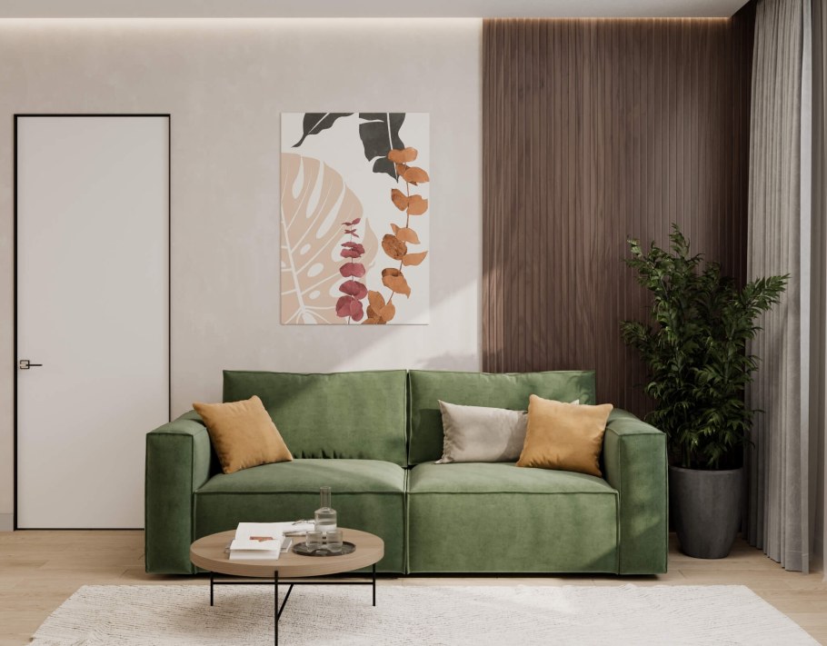 Диван-кровать "кляк-финка", ткань "be cool Trafalgar Sepia+Макс 03"