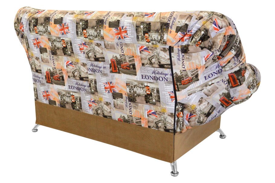 Диван-кровать "кляк-финка", ткань "be cool Trafalgar Sepia+Макс 03"