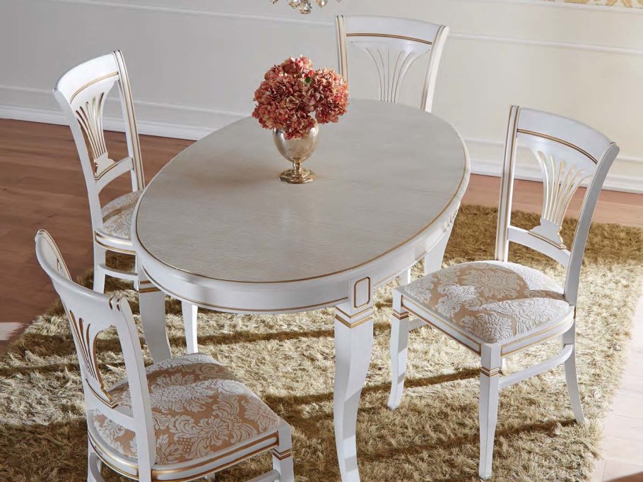 Стол Флоранс овальный раздвижной из бука