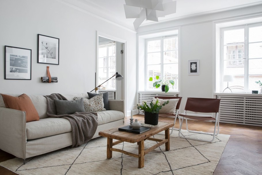 Большое диван в шведском стиле