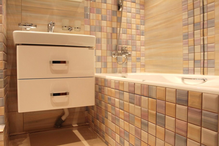 Плитка в ванной под ключ