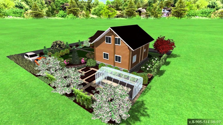 Планировка маленького участка