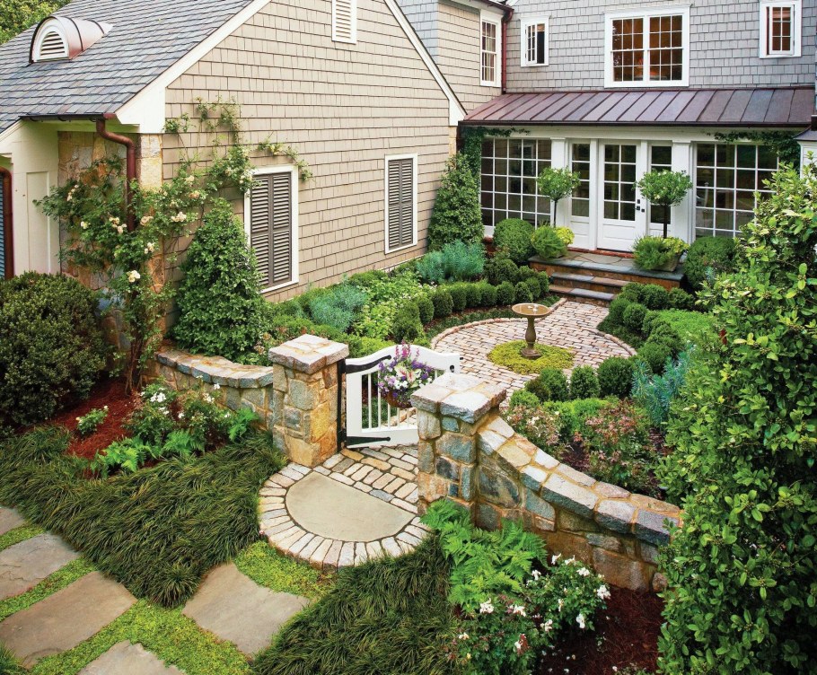 Планировка участка с огородом