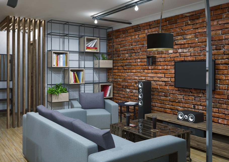 Сталинка в стиле лофт