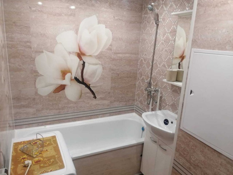 Санузел панелями ПВХ