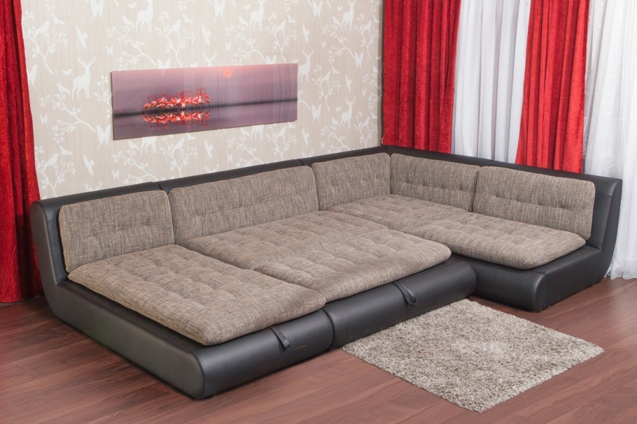Helvetia Furniture диван угловой кожаный